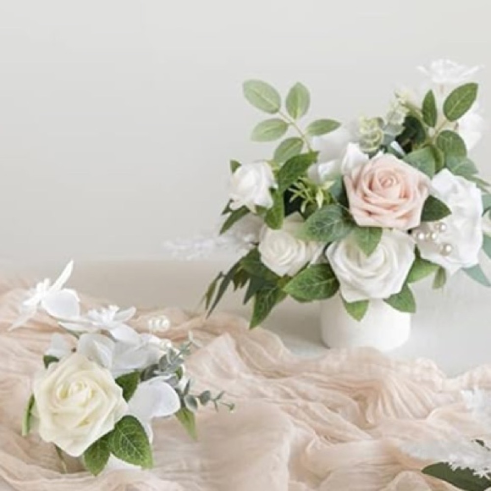 Lings Faux Flower Centerpiece